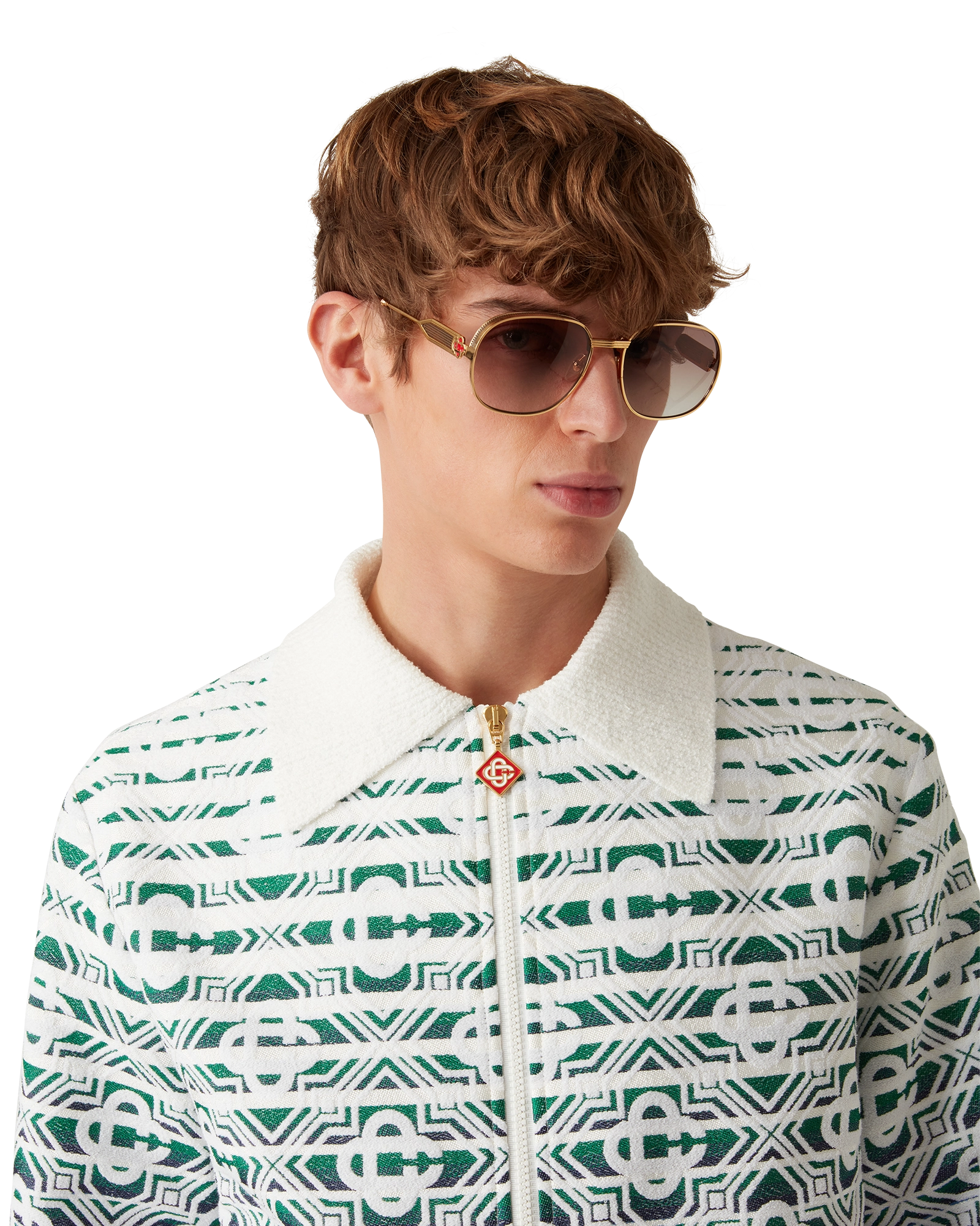 Monogram Gradient Towelling Jacket