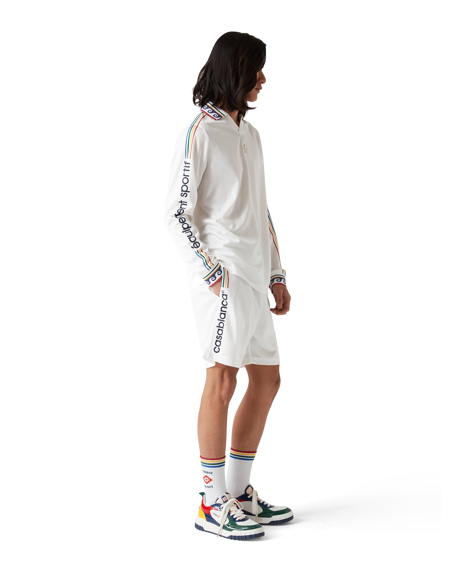 Jacquard Monogram Football Shorts