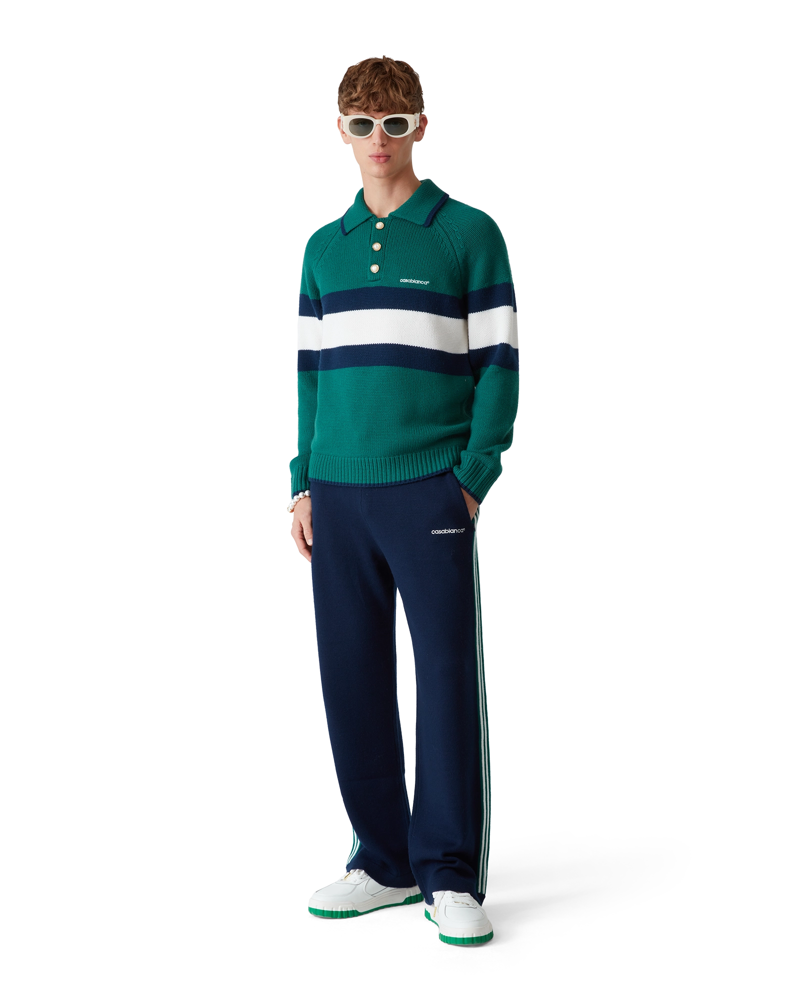 Colourblock Polo Shirt