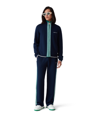 Knit Tennis Track Jacket
