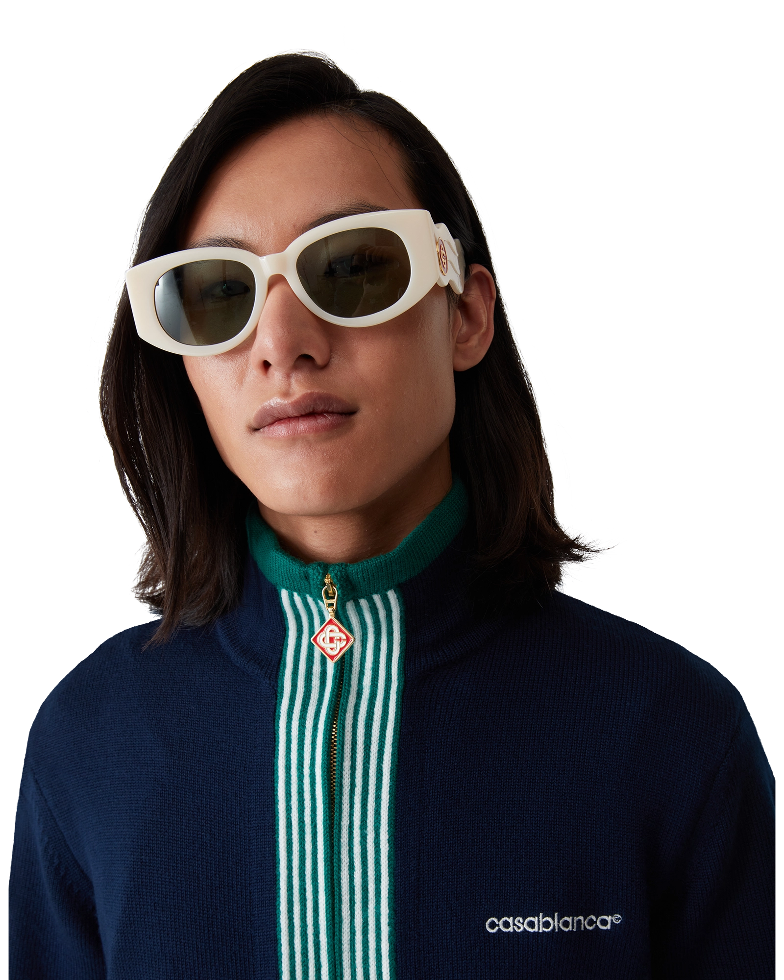 Knit Tennis Track Jacket