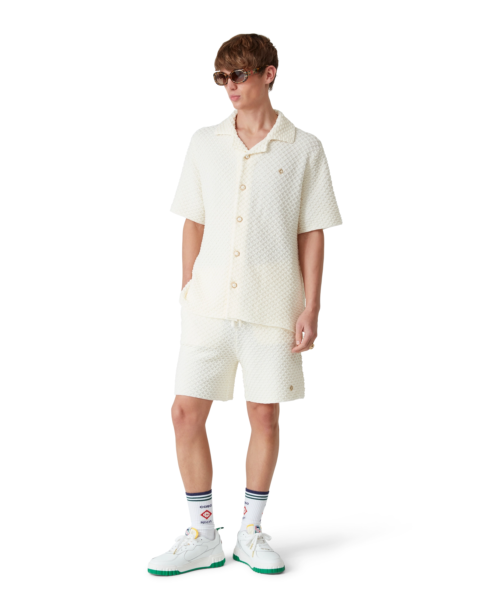 Textured Knitted Shorts