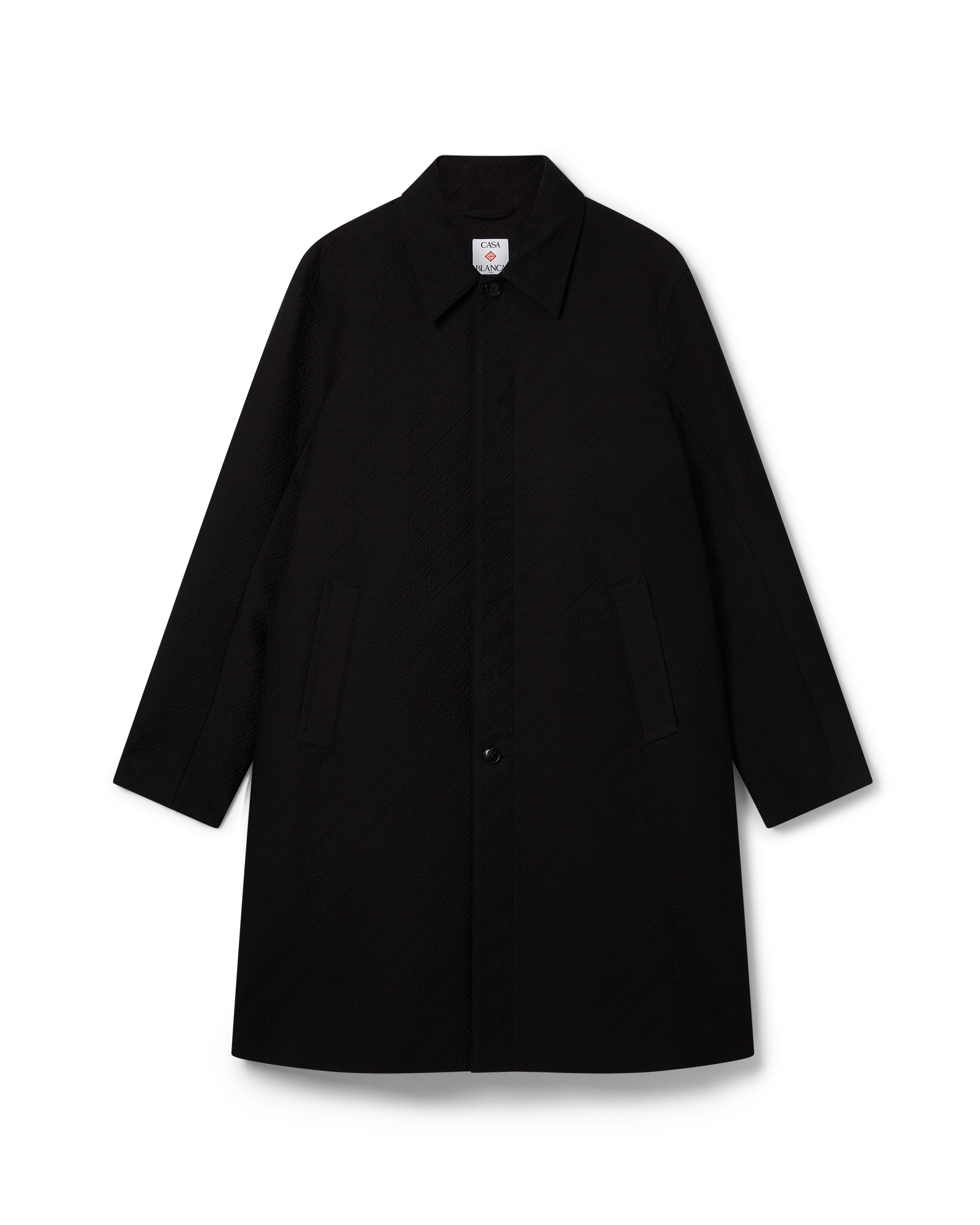 Jacquard Car Coat | Casablanca Paris