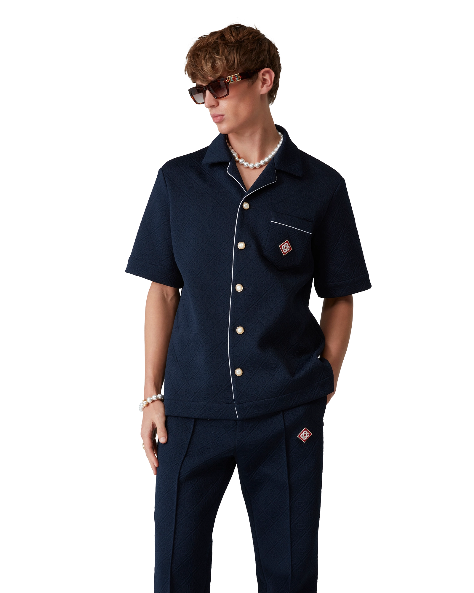 Jacquard Monogram Track Pants