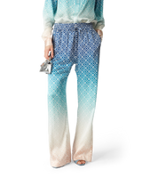 Jacquard Gradient Silk Trousers