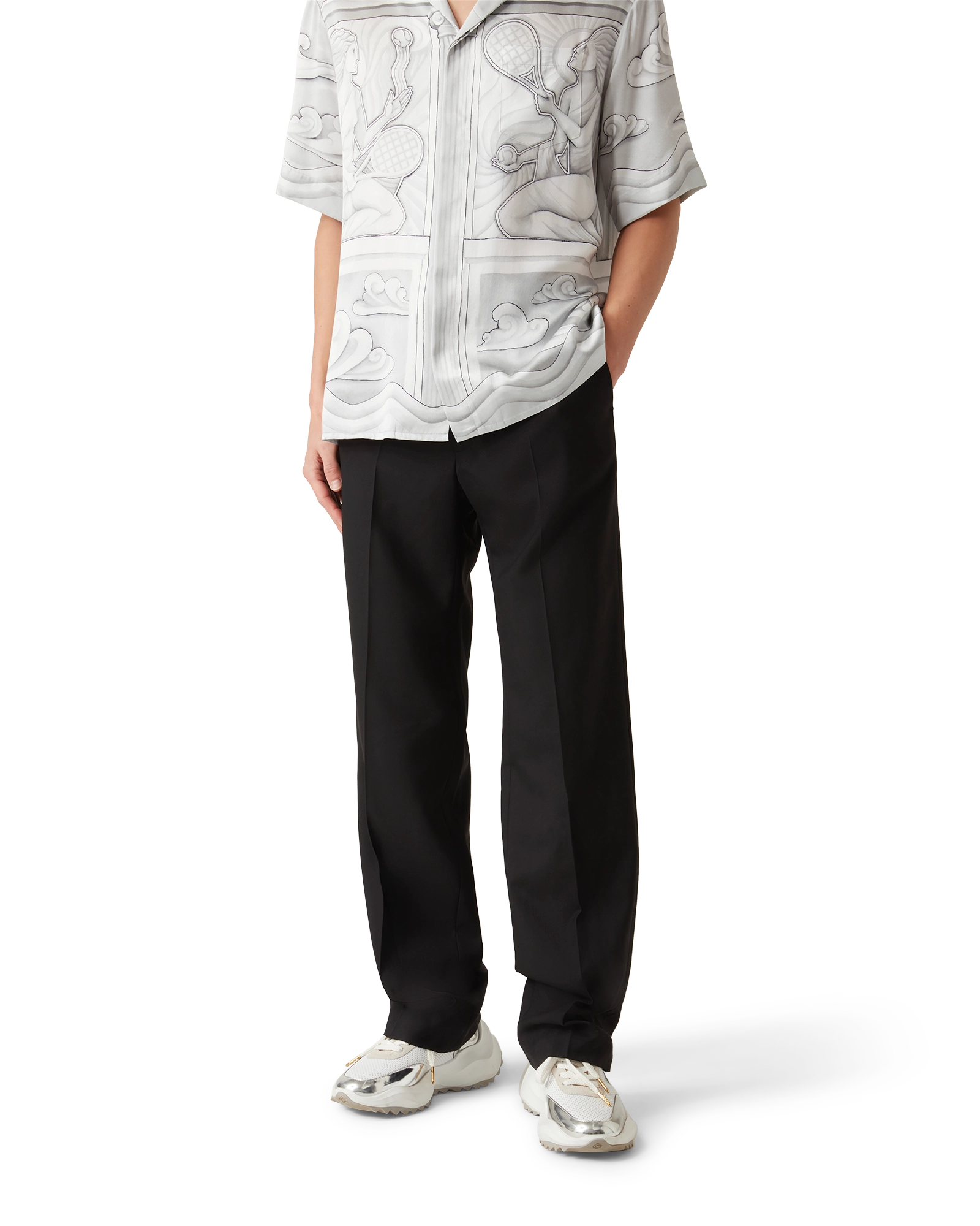 Wool Tailored Trousers