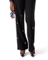 Embroidered Motif Wool Tailored Trousers