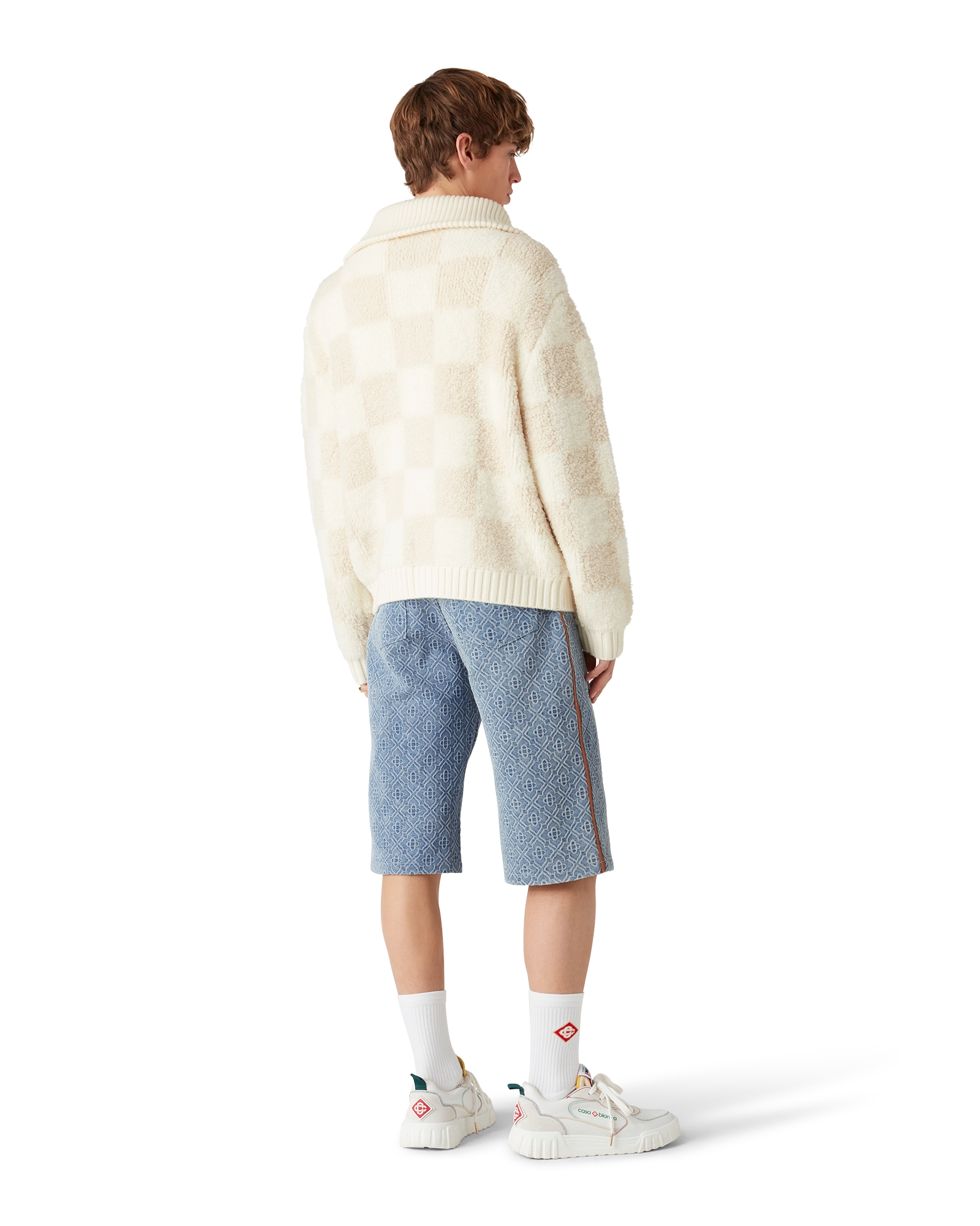 Monogram Jean Shorts