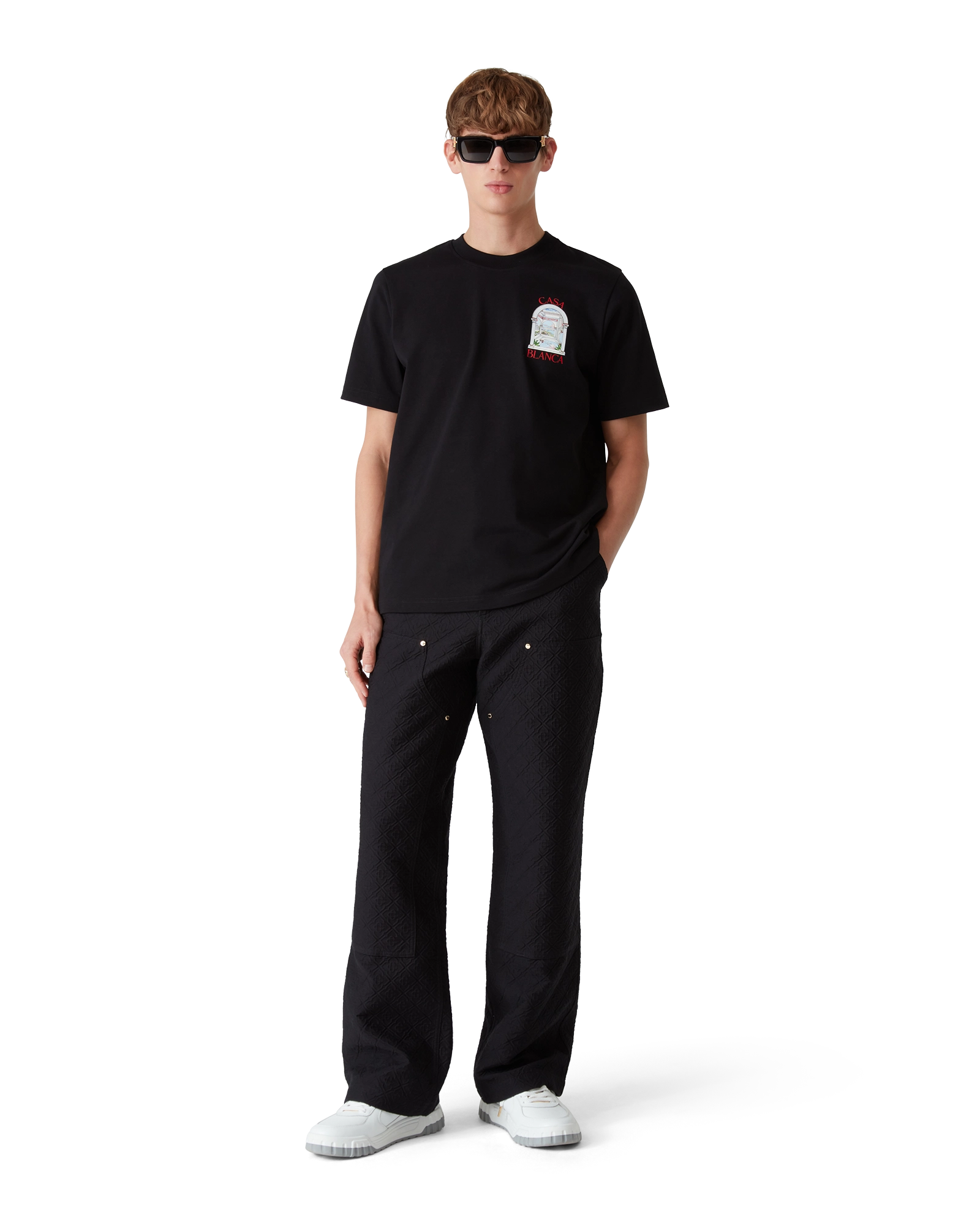 Jacquard Cargo Trousers