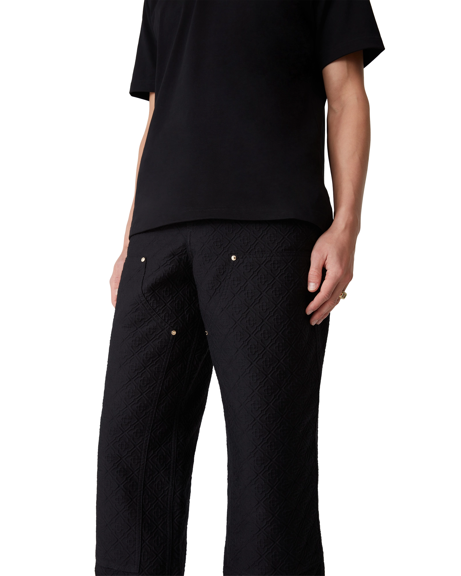 Jacquard Cargo Trousers