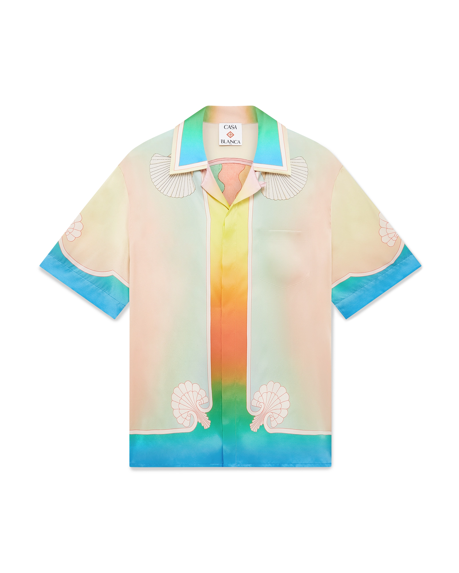 Lucid Dreams Short Sleeve Silk Shirt