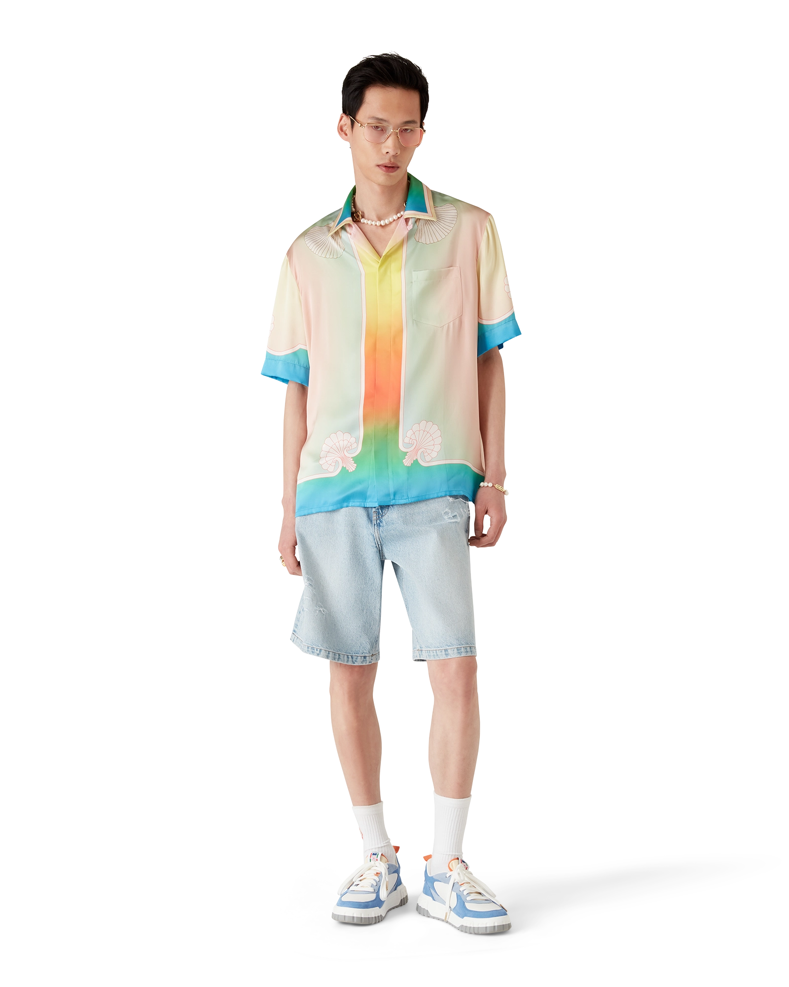 Lucid Dreams Short Sleeve Silk Shirt