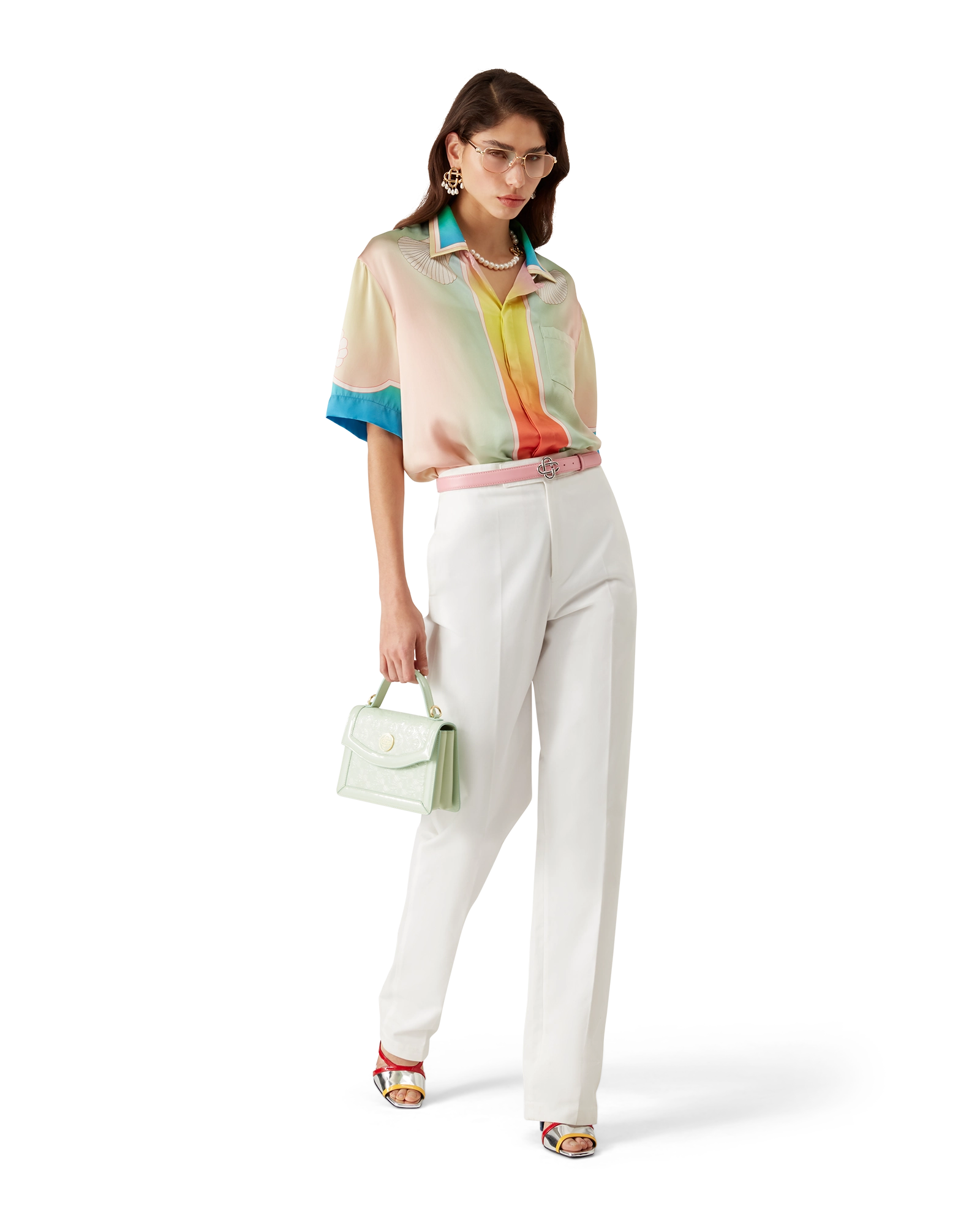 Lucid Dreams Short Sleeve Silk Shirt