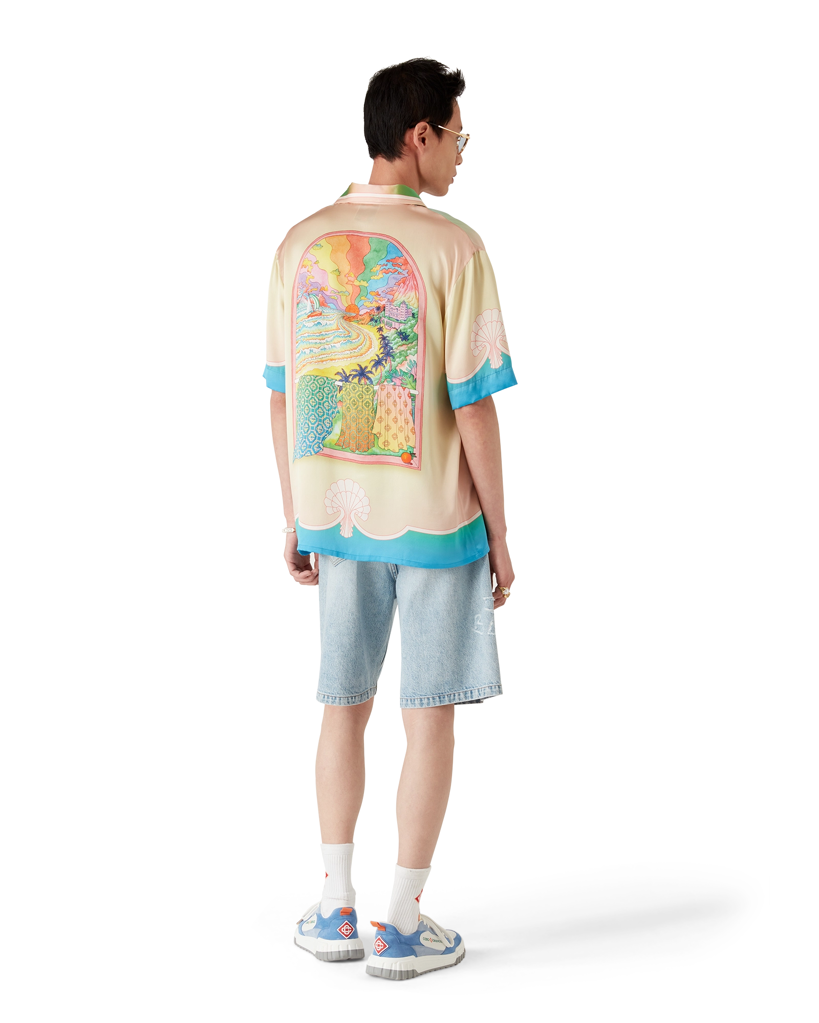 Lucid Dreams Short Sleeve Silk Shirt