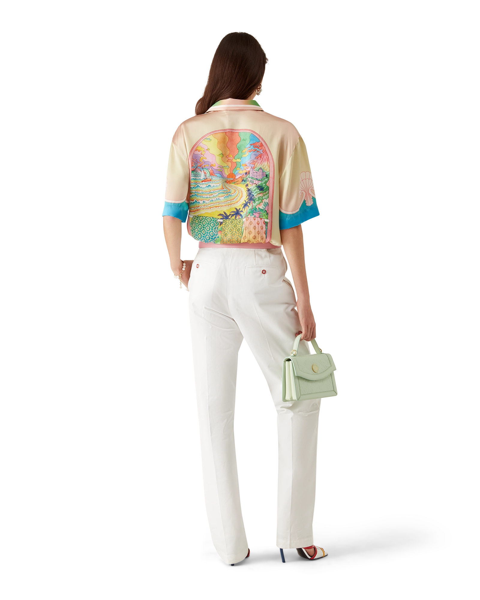 Lucid Dreams Short Sleeve Silk Shirt