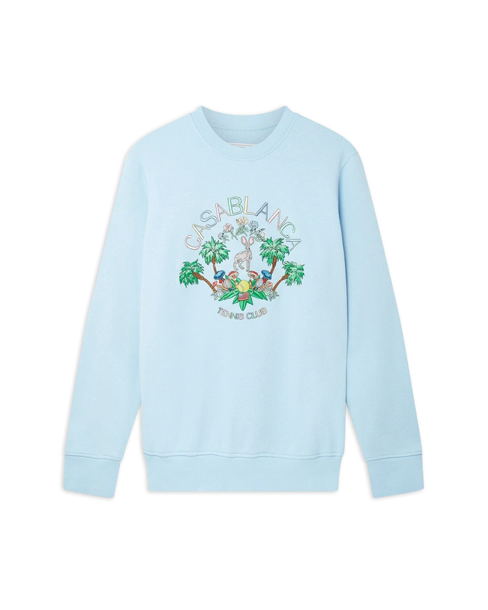 Blue Palm Springs Tennis Club Sweatshirt