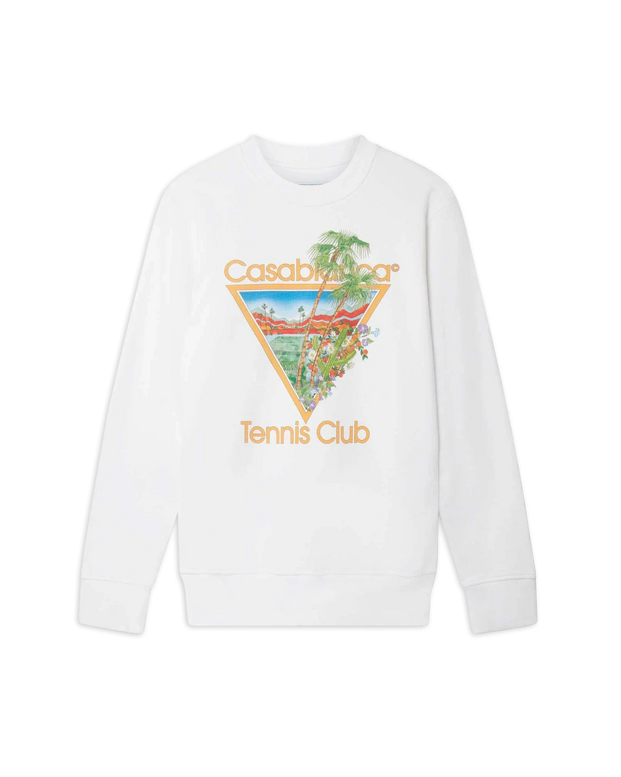 White Tennis Club Icon Sweatshirt