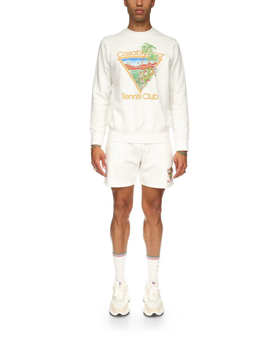 White Tennis Club Icon Sweatshirt