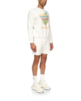 White Tennis Club Icon Sweatshort