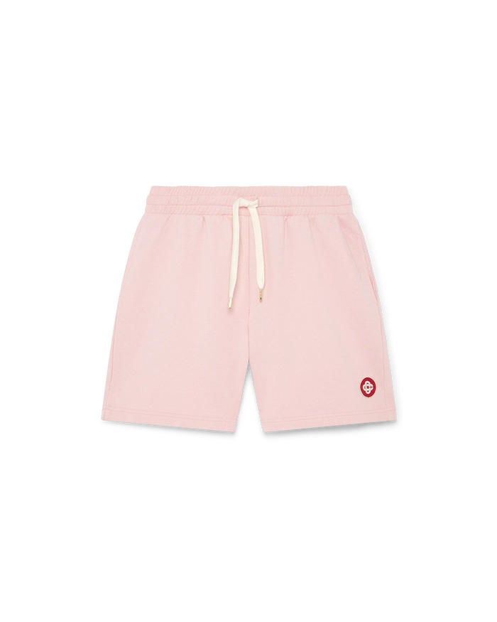 Pink Logo Patch Sweatshort