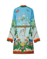 Palm Springs Tennis Club Prive Silk Robe