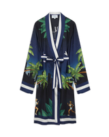 Casablanca Athletic Club Silk Robe