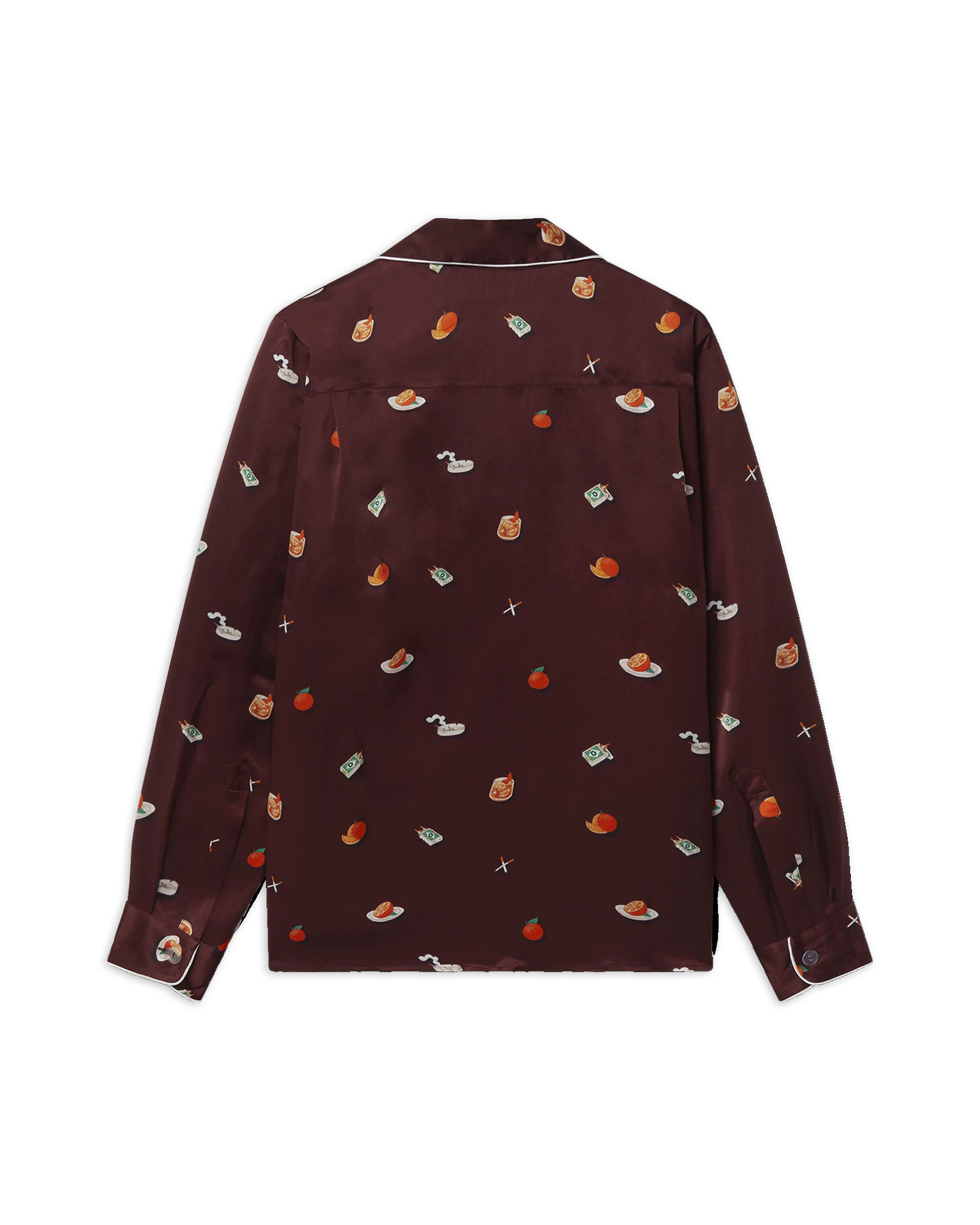 Vices Silk Satin Pyjama Shirt