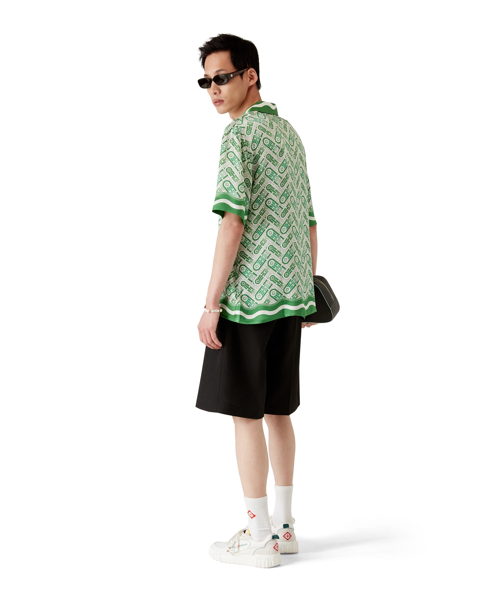 Ping Pong Short Sleeve Silk Shirt