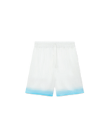 Palm Springs Icon Blue Silk Shorts