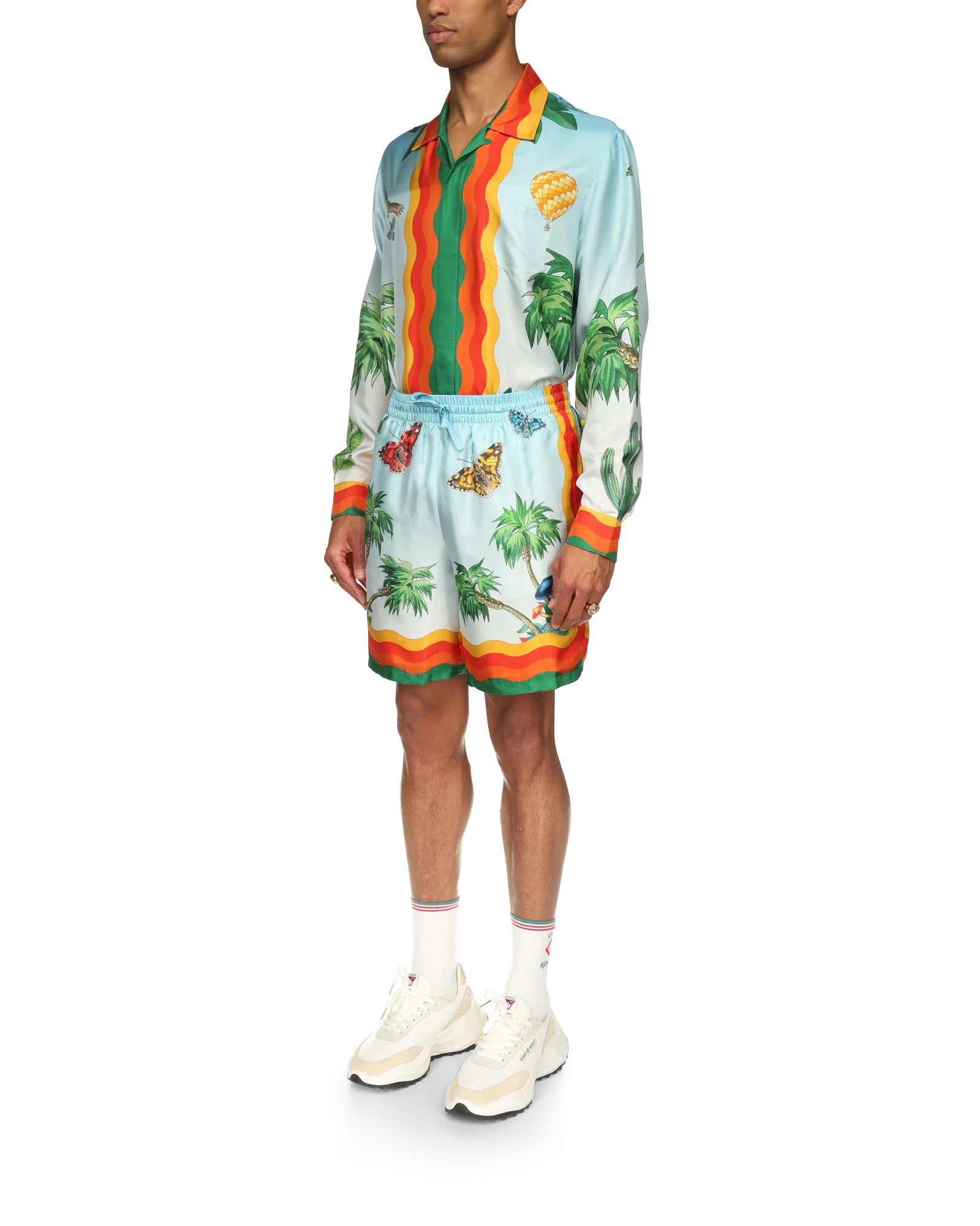 Palm Springs Tennis Club Silk Shorts