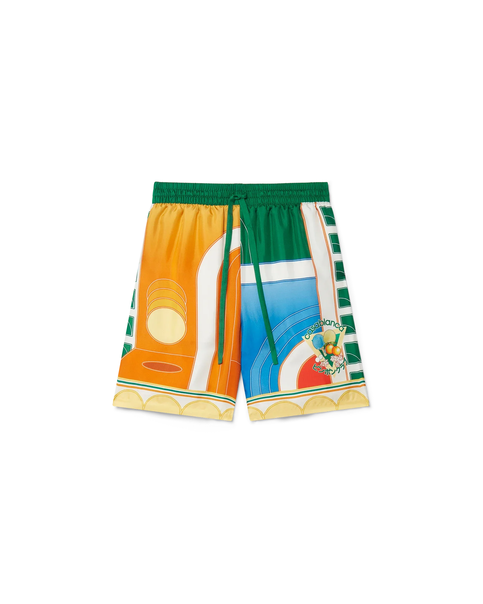 Reve De Tennis Silk Shorts