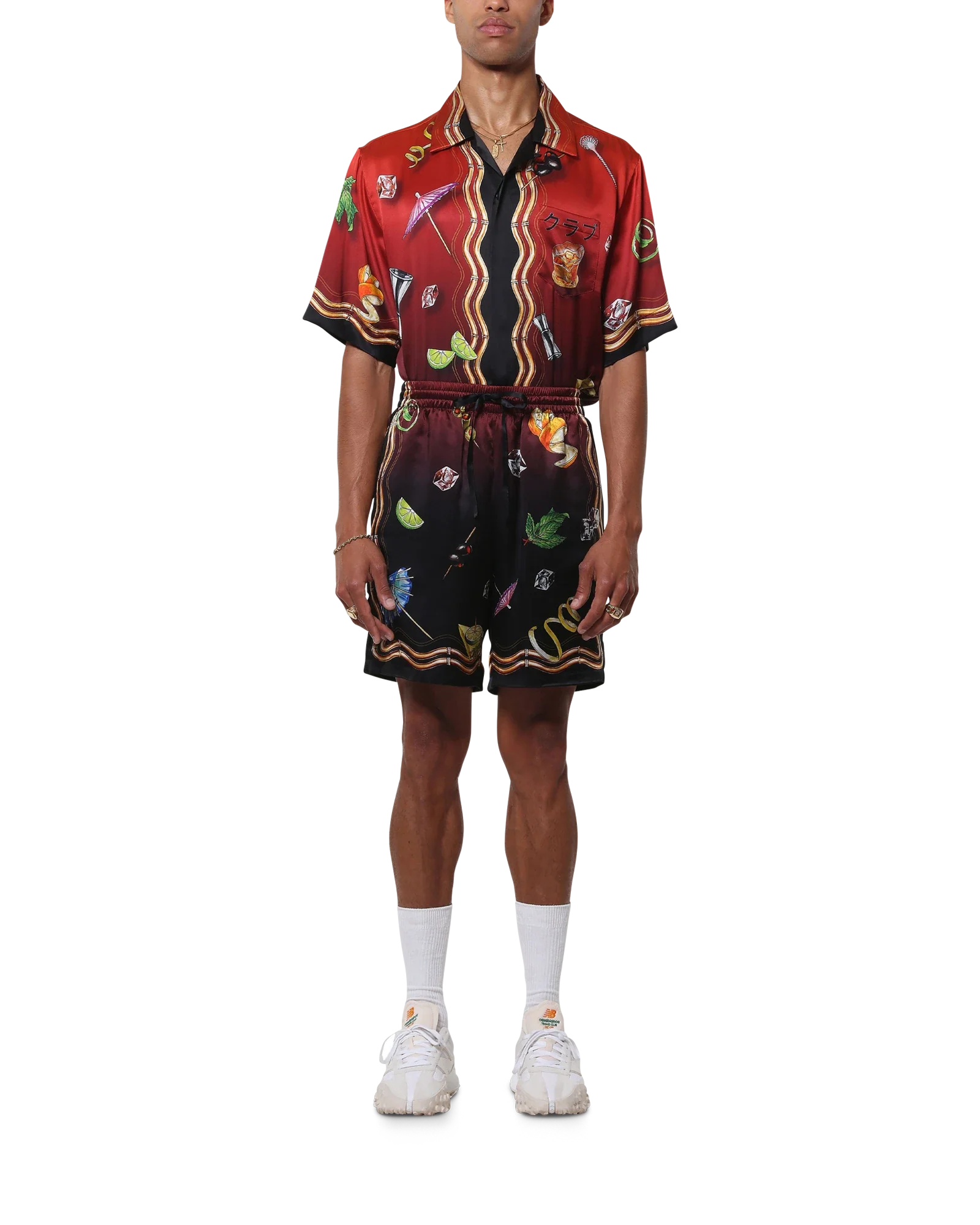 Casa Club Sunset Silk Shorts