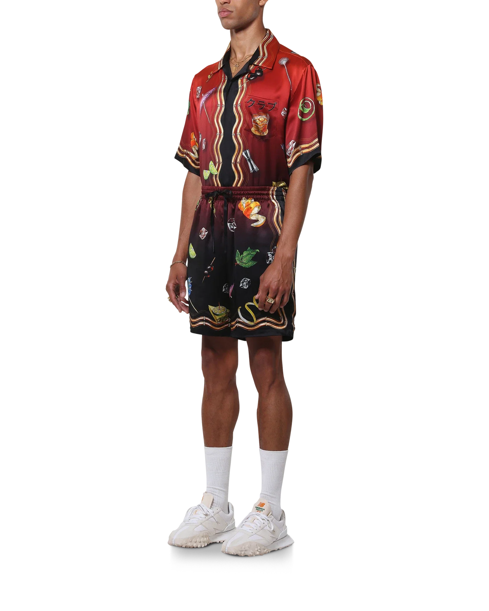 Casa Club Sunset Silk Shorts