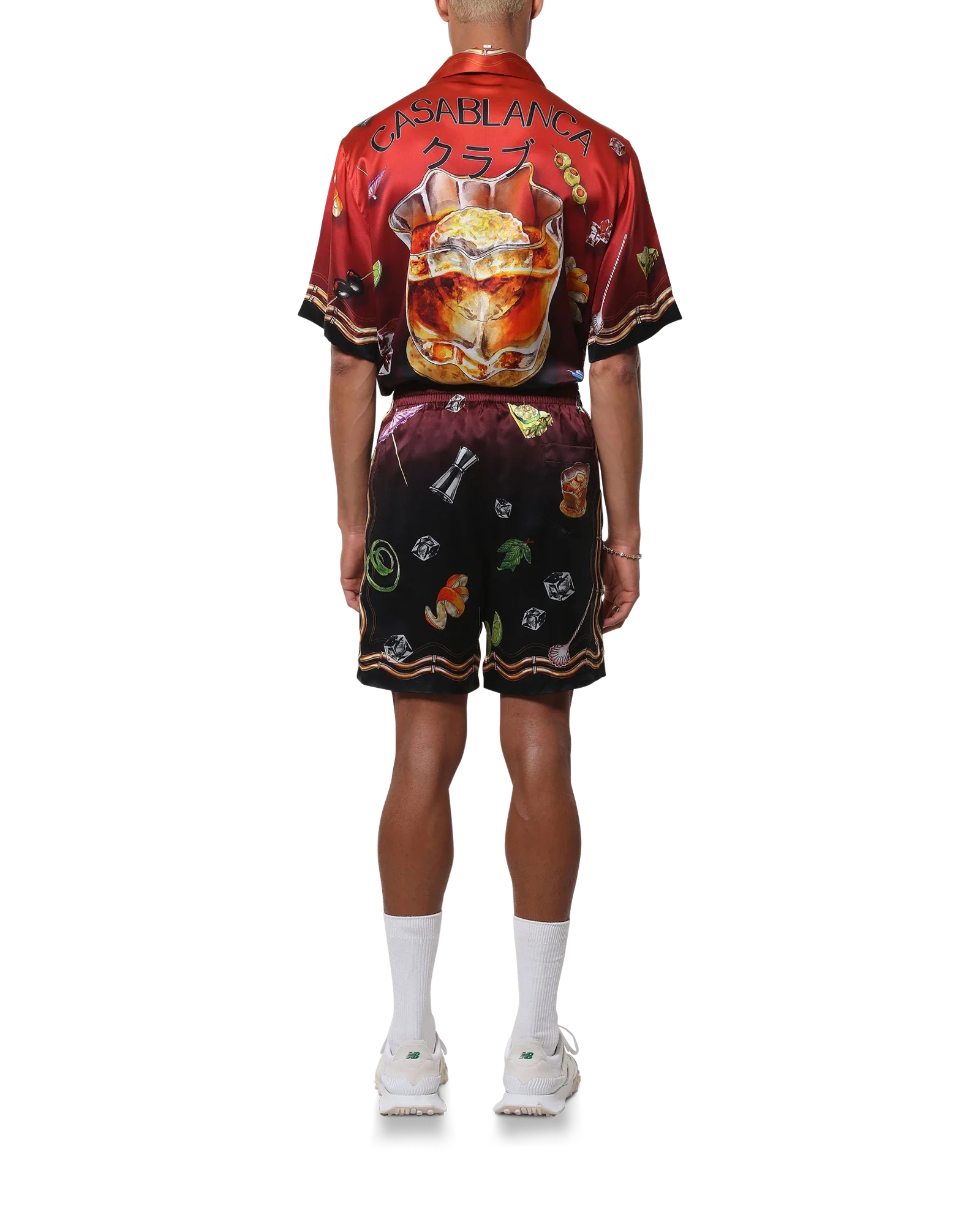 Casa Club Sunset Silk Shorts