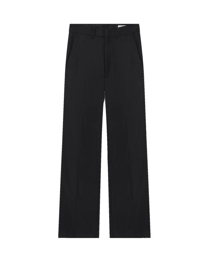 Black Wool Tailoring Trousers