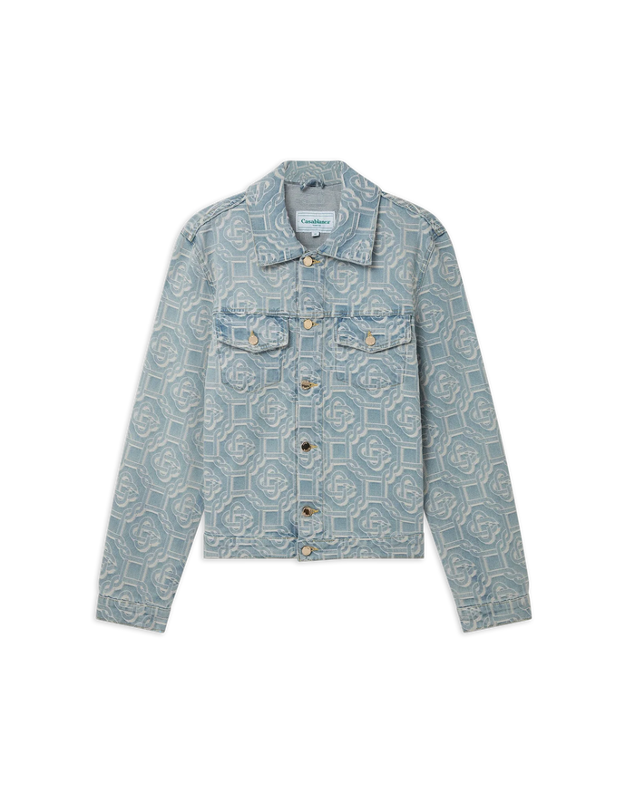 Monogram Jacquard Denim Jacket