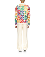 Rainbow Monogram Zip Up Jumper