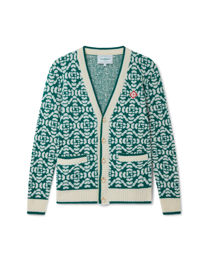 Monogram Cardigan