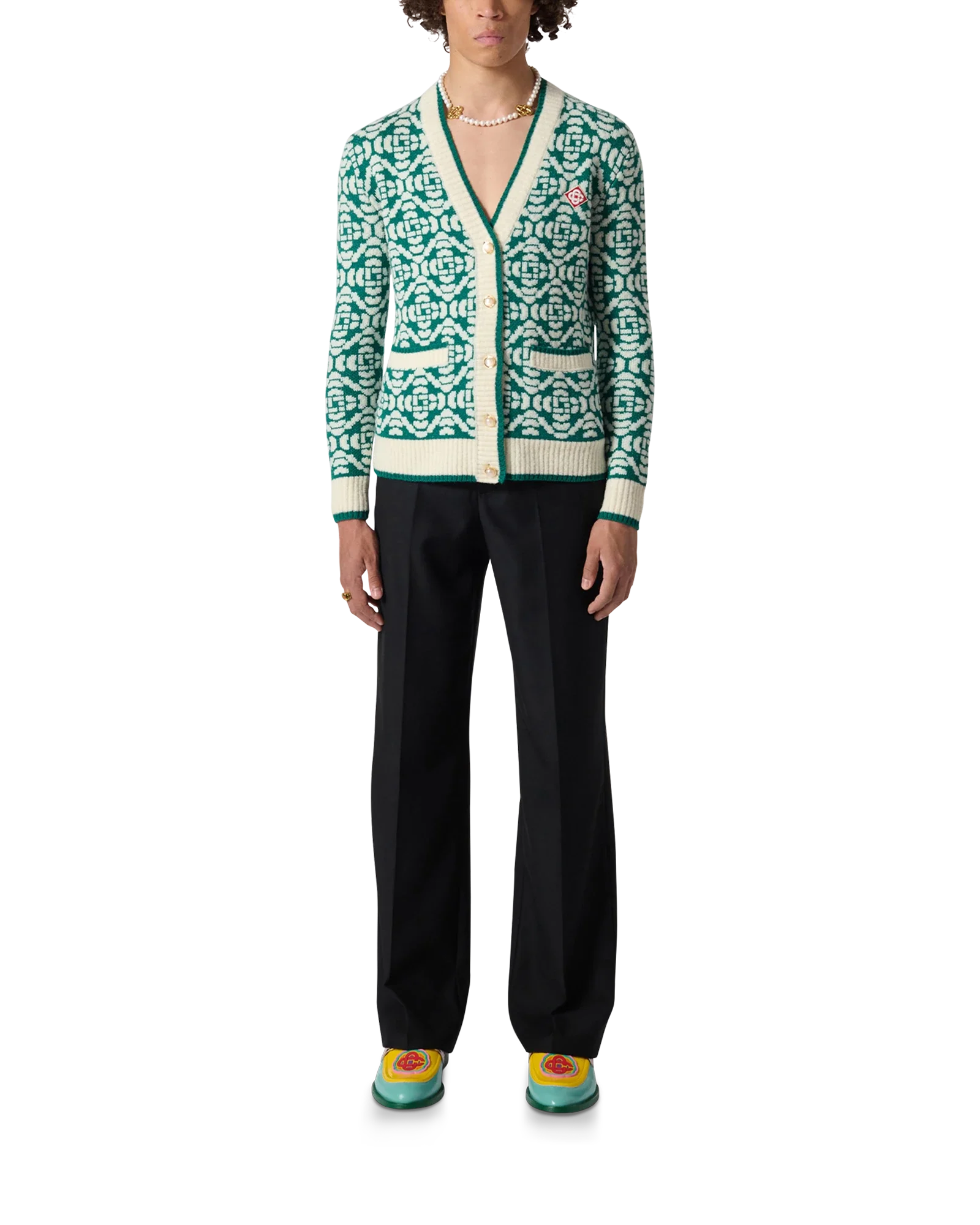 Monogram Cardigan