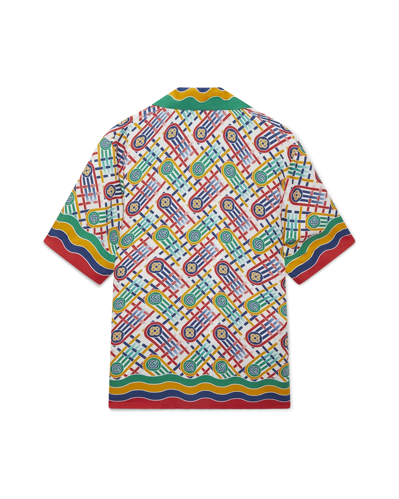 Tennis Monogram Silk Shirt