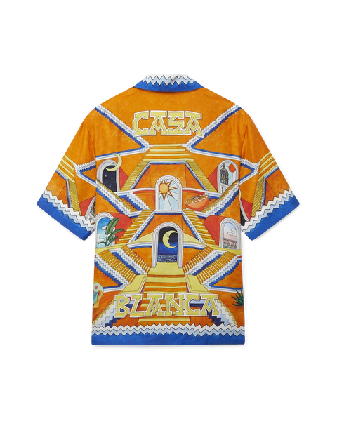 Escalier Infini Silk Shirt | Casablanca Paris