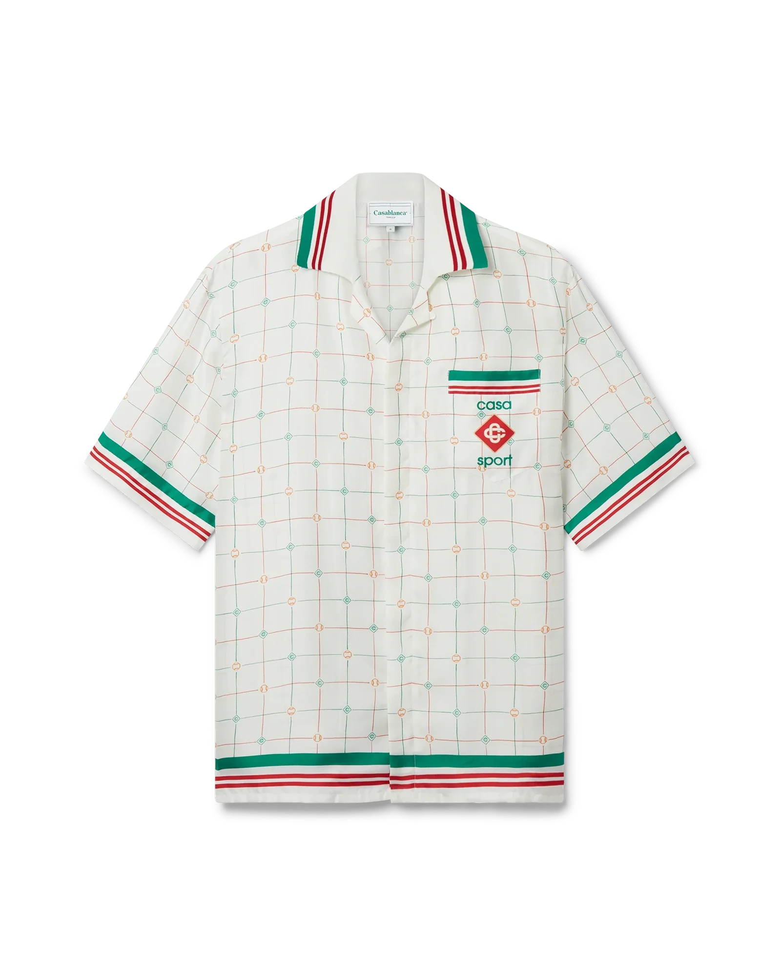 Tennis Club Check Silk Shirt