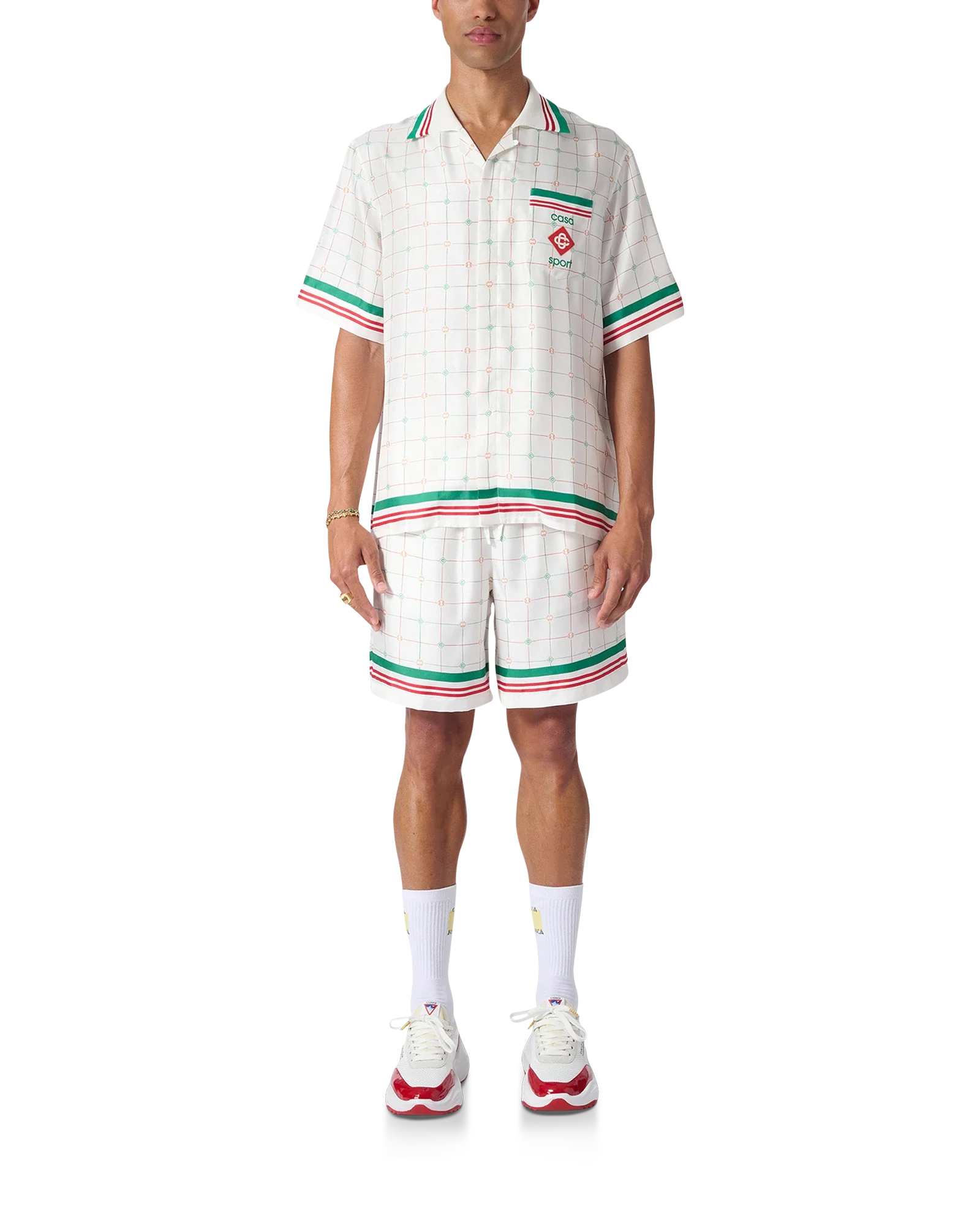 Tennis Club Check Silk Shirt