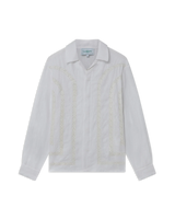 Broderie Anglaise Linen Shirt