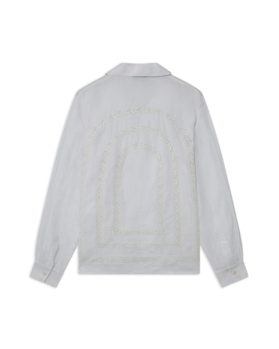 Broderie Anglaise Linen Shirt