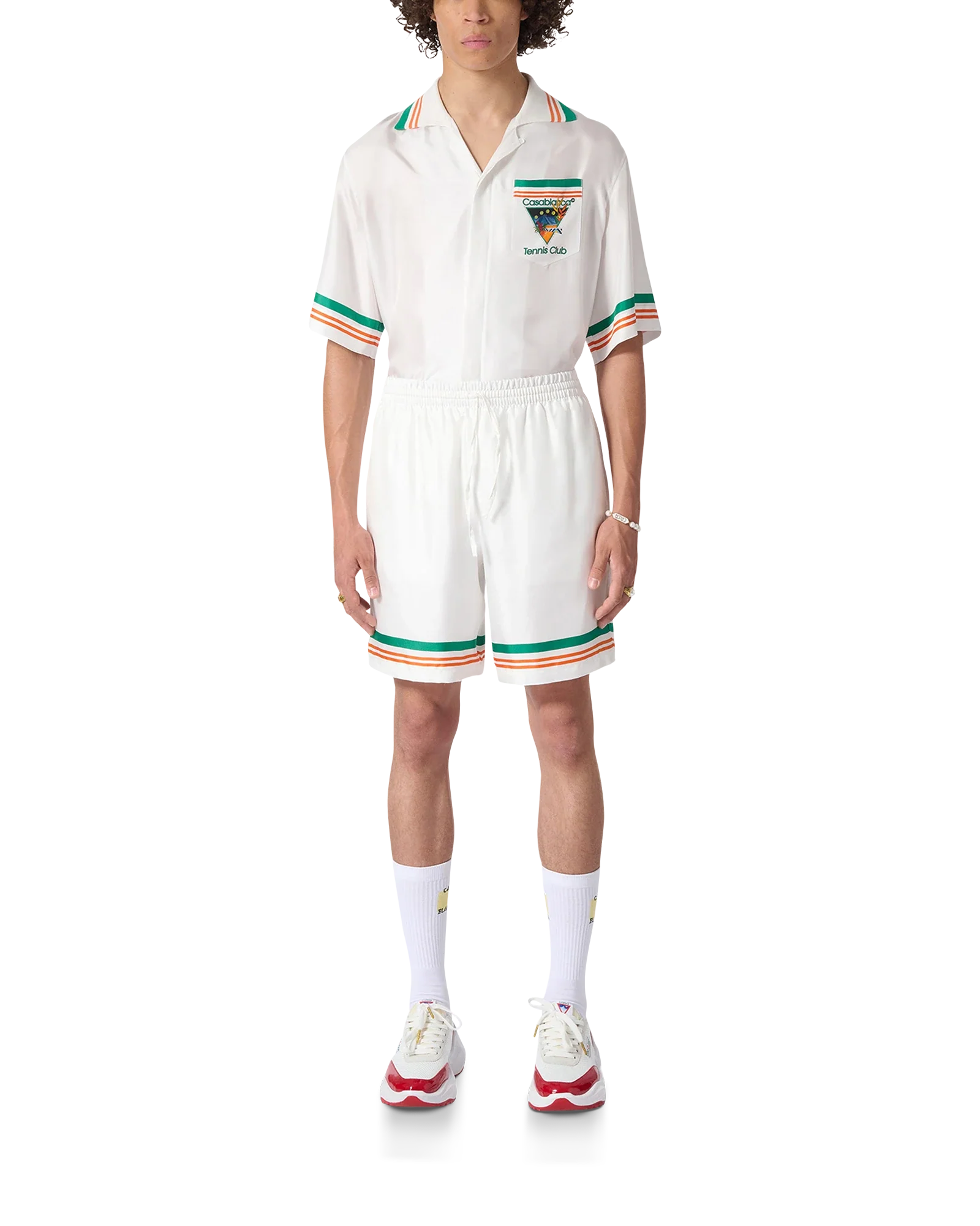Tennis Club Icon Silk Shorts