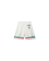 Tennis Club Check Silk Shorts