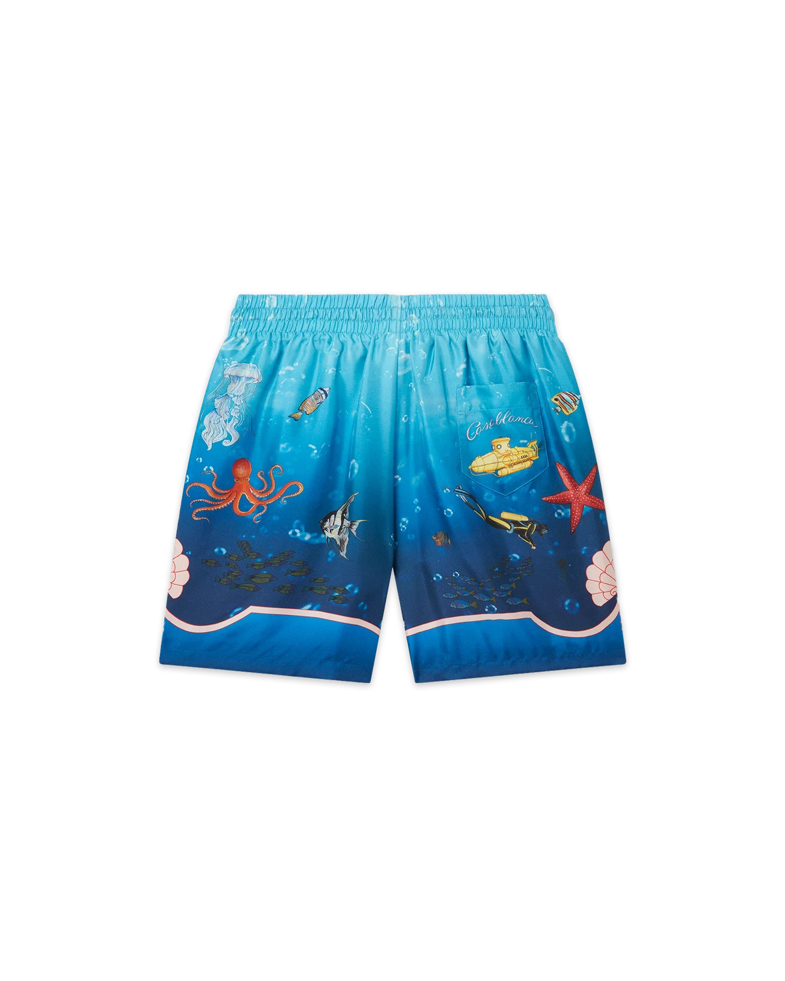 Fond Marin Silk Shorts