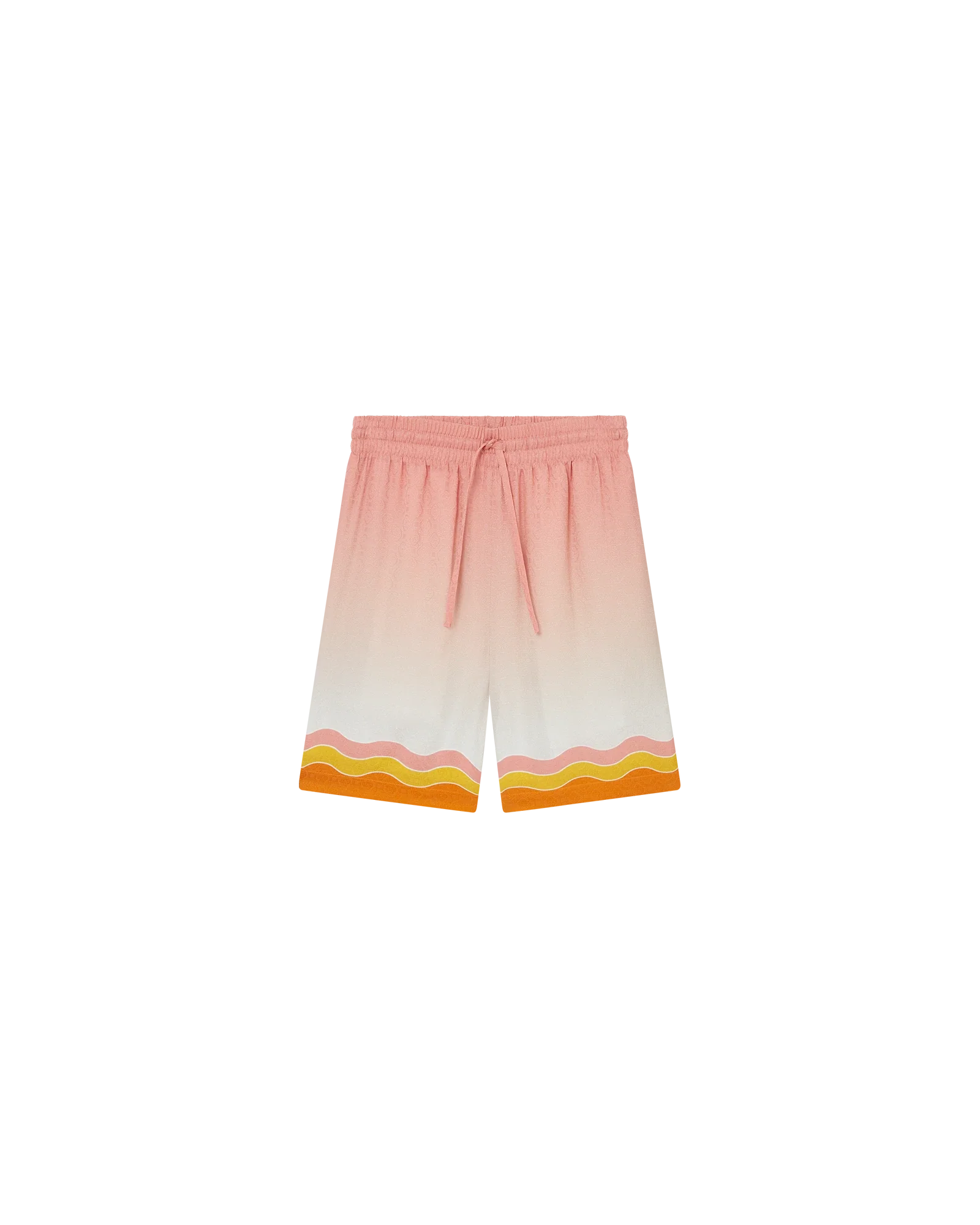 Rainbow Monogram Silk Shorts