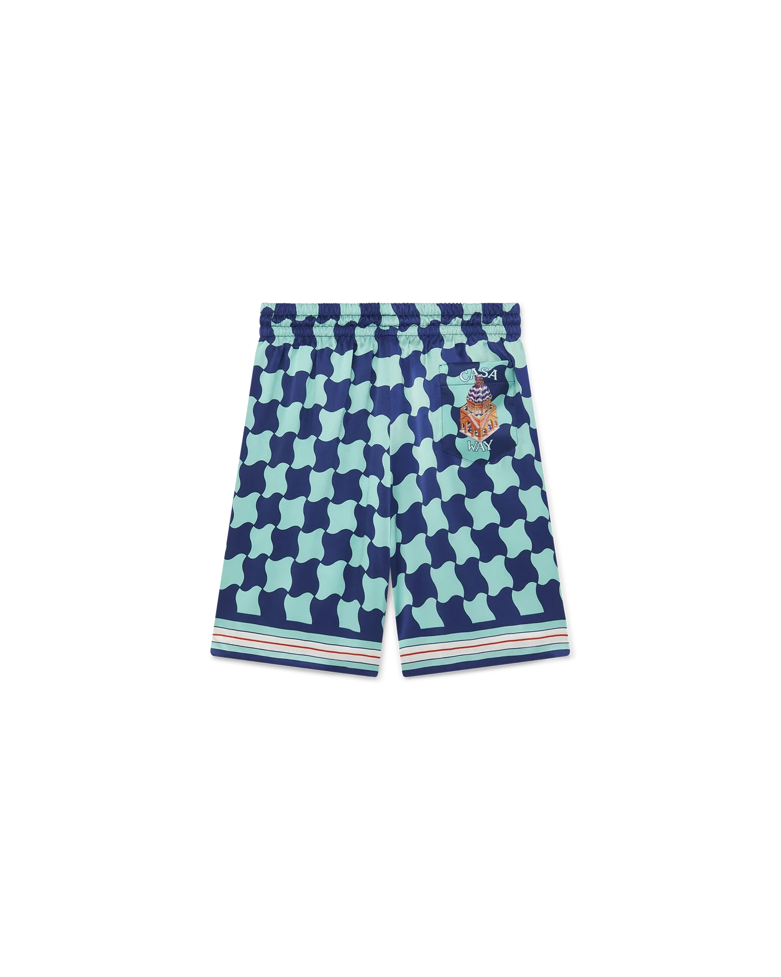 Short en soie Pool Tile